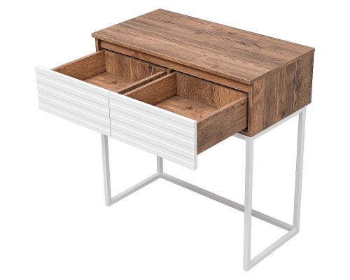 Тумба Brevita Dakota 80 DAK-019080-19-012Я Белая матовая Дуб Галифакс олово