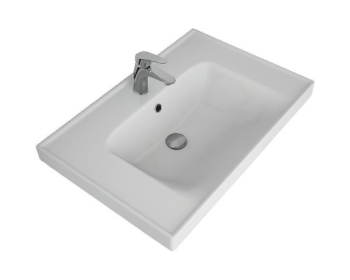 Тумба с раковиной Brevita Dallas 70 УТ000012093 подвесная Дуб Галифакс олово