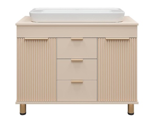 Тумба с раковиной Brevita Enfida 100 УТ000014839 Бежевая матовая