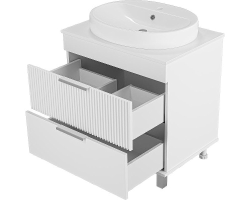 Тумба с раковиной Brevita Enfida 70 УТ000015615 Белая матовая