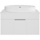 Тумба с раковиной Brevita Enfida 70 УТ000014764 подвесная Белая матовая