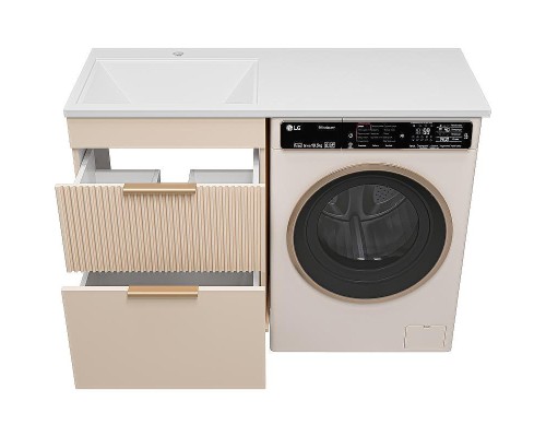 Тумба с раковиной Brevita Enfida 120 L УТ000016085 Бежевая матовая