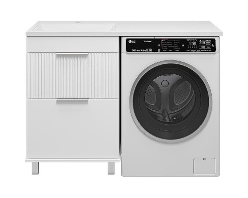 Тумба с раковиной Brevita Enfida 120 L УТ000016086 Белая матовая