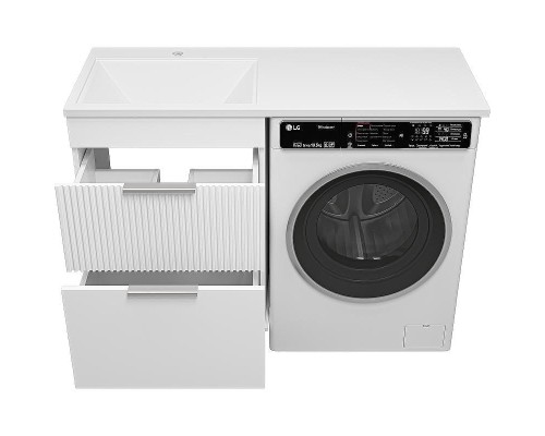 Тумба с раковиной Brevita Enfida 120 L УТ000016086 Белая матовая