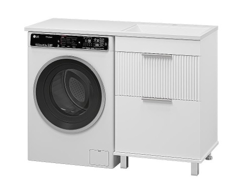 Тумба с раковиной Brevita Enfida 120 R УТ000016092 Белая матовая