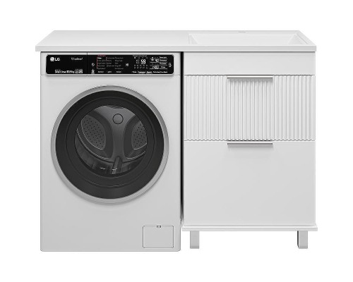 Тумба с раковиной Brevita Enfida 120 R УТ000016092 Белая матовая