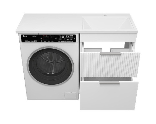 Тумба с раковиной Brevita Enfida 120 R УТ000016092 Белая матовая