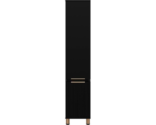 Шкаф пенал Brevita Enfida 35 R ENF-05035-020P Черный матовый