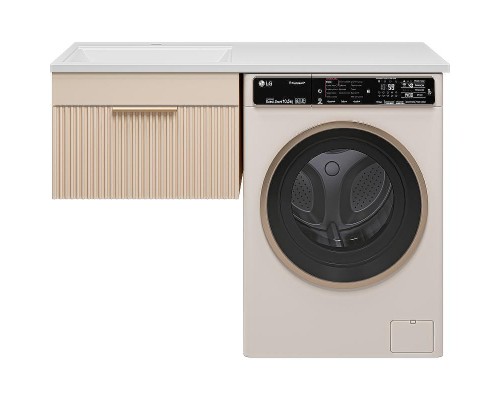 Тумба под раковину Brevita Enfida 120 ENF-09060-031Я подвесная Бежевая матовая