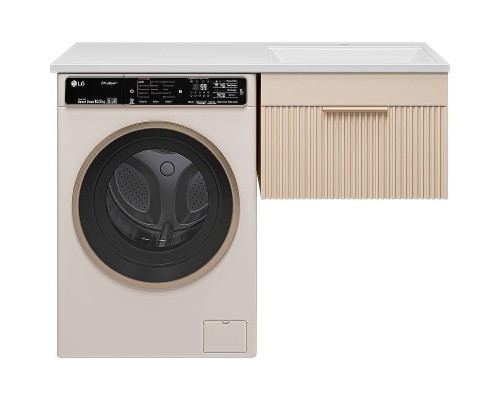 Тумба под раковину Brevita Enfida 120 ENF-09060-031Я подвесная Бежевая матовая