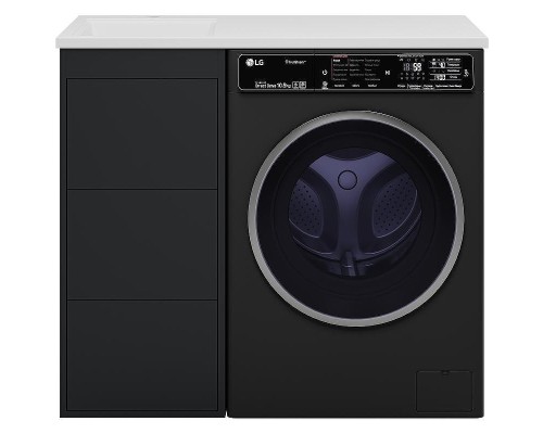 Тумба с раковиной Brevita Grafit 100 L УТ000015083 Графит матовый