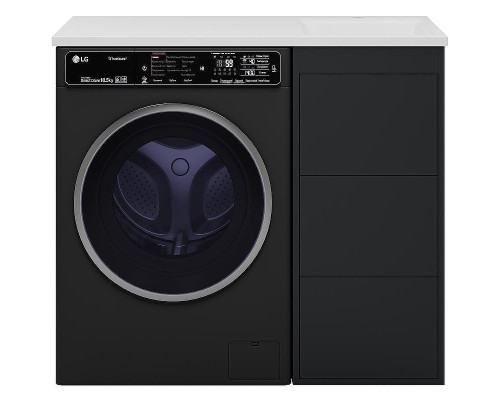 Тумба с раковиной Brevita Grafit 100 R УТ000015084 Графит матовый