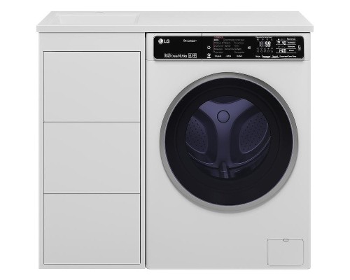 Тумба под раковину Brevita Grafit 100 GRA-01040-023Я Белая матовая