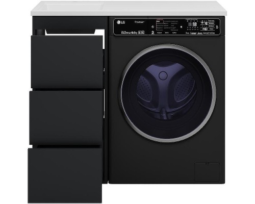 Тумба под раковину Brevita Grafit 100 GRA-01040-013Я Графит матовый