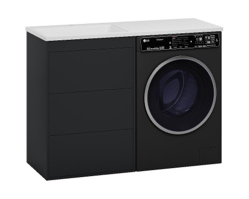 Тумба под раковину Brevita Grafit 120 GRA-01060-013Я Графит матовый