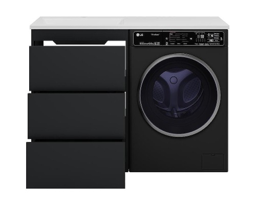 Тумба под раковину Brevita Grafit 120 GRA-01060-013Я Графит матовый