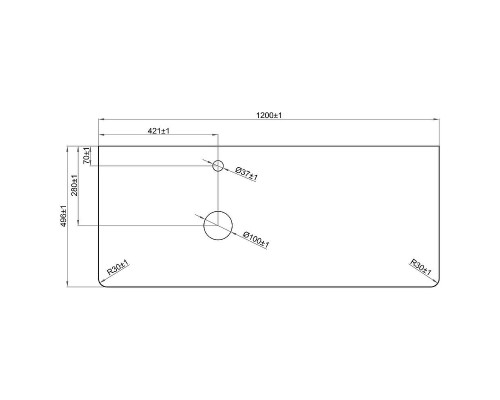 Тумба с раковиной Brevita Pallisandro 120 УТ000025404 подвесная Серая матовая