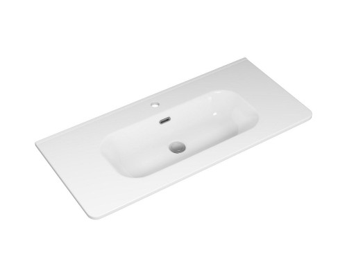 Тумба с раковиной Brevita Risacca Crema 100 УТ000025682 Серая матовая