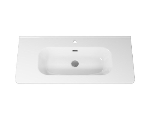 Тумба с раковиной Brevita Risacca Crema 100 УТ000025682 Серая матовая