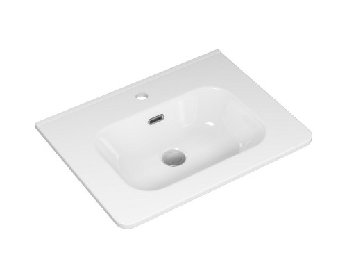 Тумба с раковиной Brevita Risacca Crema 60 УТ000025678 Серая матовая