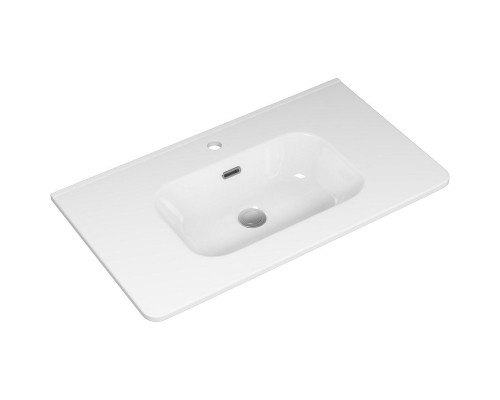 Тумба с раковиной Brevita Risacca Crema 80 УТ000025680 Серая матовая