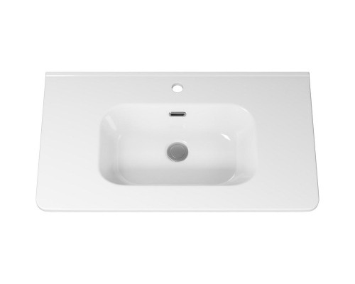 Тумба с раковиной Brevita Risacca Crema 80 УТ000025680 Серая матовая