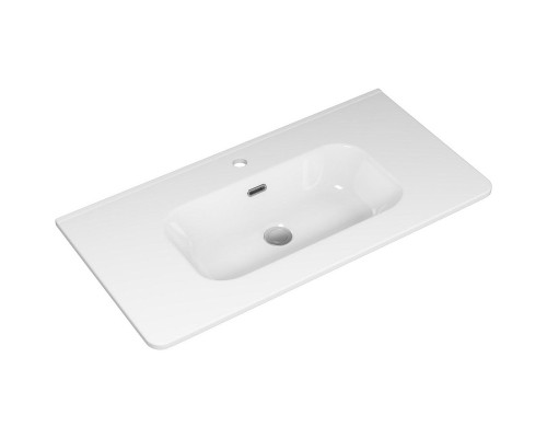 Тумба с раковиной Brevita Risacca Crema 90 УТ000025681 Серая матовая