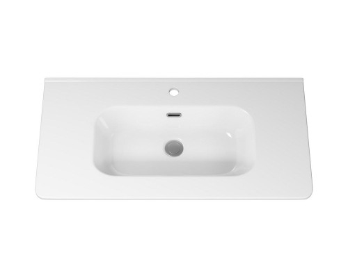 Тумба с раковиной Brevita Risacca Crema 90 УТ000025681 Серая матовая