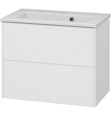 Тумба с раковиной Brevita Toy 60 УТ000025659 подвесная Белая глянцевая