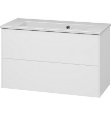 Тумба с раковиной Brevita Toy 80 УТ000025661 подвесная Белая глянцевая