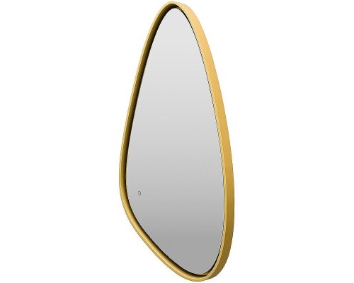 Зеркало Brevita Venus 60 VEN-Var-060-gold с подсветкой Золото матовое с сенсорным выключателем