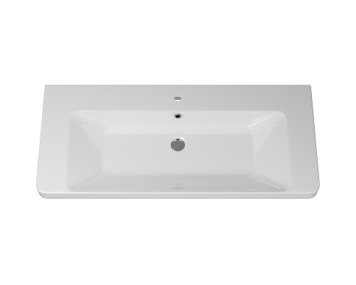 Тумба с раковиной Brevita Victory 105 УТ000015996 подвесная Белая матовая