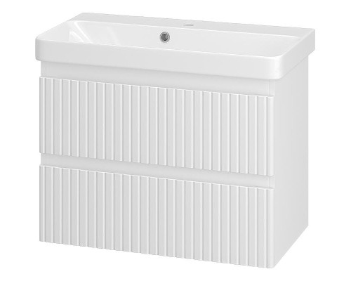 Тумба с раковиной Brevita Victory 70 УТ000015994 подвесная Белая матовая