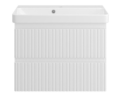 Тумба с раковиной Brevita Victory 70 УТ000015994 подвесная Белая матовая