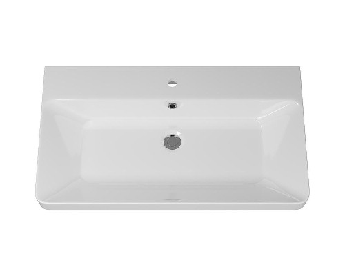 Тумба с раковиной Brevita Victory 80 УТ000015999 подвесная Зеленая матовая