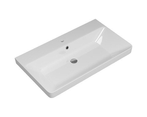 Тумба с раковиной Brevita Victory 80 УТ000023606 Серый шелк