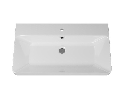 Тумба с раковиной Brevita Victory 80 УТ000023606 Серый шелк