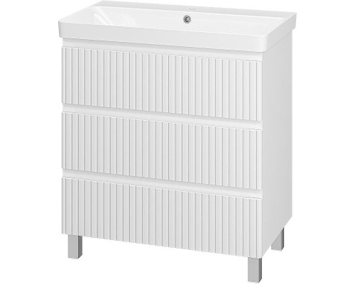 Тумба с раковиной Brevita Victory 80 УТ000024306 Белая матовая