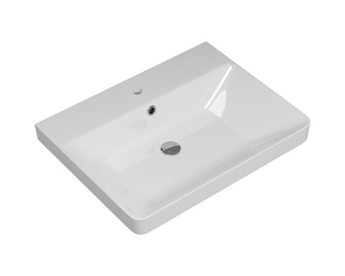 Тумба с раковиной Brevita Victory 60 УТ000025788 подвесная Серый шелк