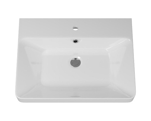 Тумба с раковиной Brevita Victory 60 УТ000025788 подвесная Серый шелк