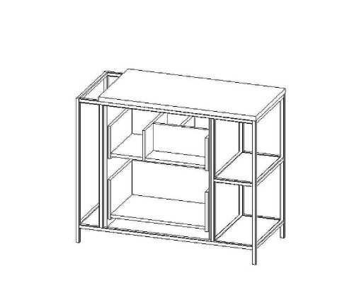 Тумба под раковину Cersanit Bosquet 100 63013 Дуб