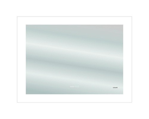 Зеркало Cersanit Led 060 Design Pro 80 KN-LU-LED060*80-p-Os с подсветкой с диммером, часами и подогревом