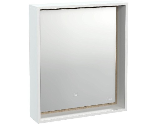 Зеркало Cersanit Louna 60 SP-LU-LOU60-Os с подсветкой Белый с сенсорным выключателем