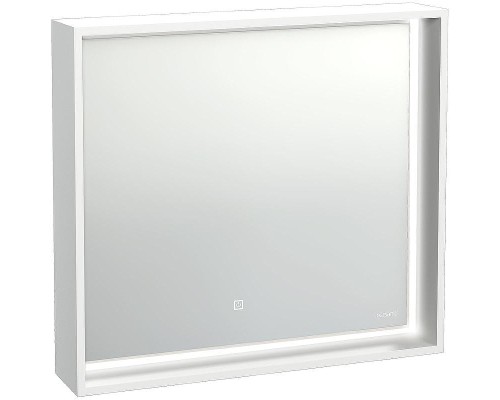 Зеркало Cersanit Louna 80 SP-LU-LOU80-Os с подсветкой Белое с сенсорным выключателем
