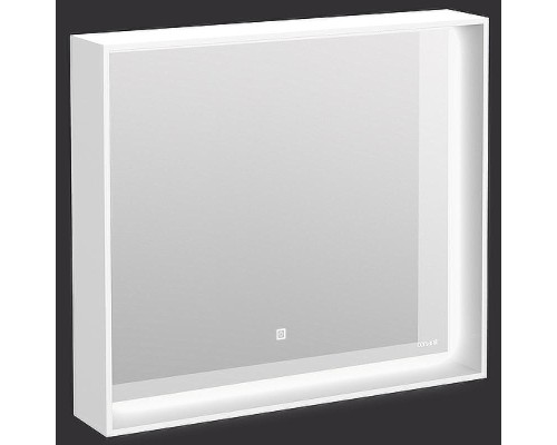 Зеркало Cersanit Louna 80 SP-LU-LOU80-Os с подсветкой Белое с сенсорным выключателем