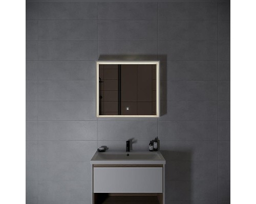 Зеркало Cersanit Louna 80 SP-LU-LOU80-Os с подсветкой Белое с сенсорным выключателем