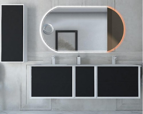 Подвесной шкаф Cezares Bellagio 35 54863 Grafite