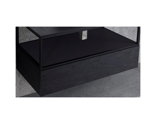Тумба Cezares Cadro 70 CADRO-70-1C-SO-NR-BLUM подвесная Nero