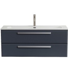 Тумба под раковину Cezares Eco-Cer-N 120 ECO-CER-N-1200-2C-SO-GR-P подвесная Grafito без ручек