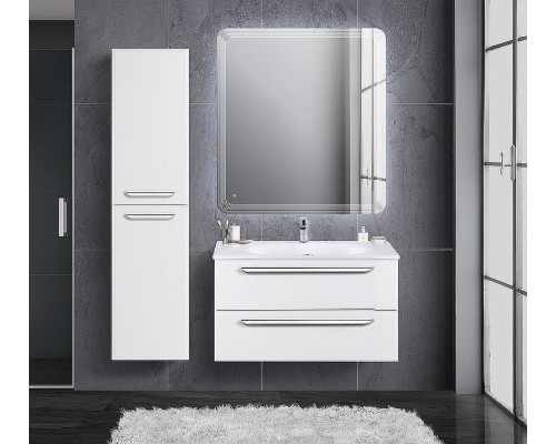 Шкаф пенал Cezares Eco 40 ECO-1500-2A-SC-BL подвесной Bianco Lucido